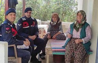 Jandarmadan yaşlı çınarlara saygı