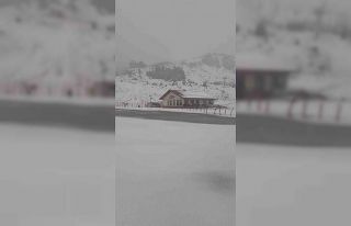 Karabük’e Nisan’da kar sürprizi
