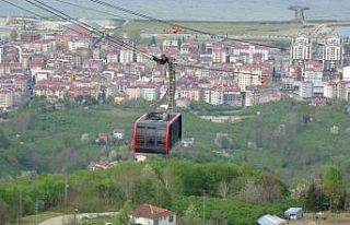 Karadeniz Bölgesi’nin en uzun teleferik tesisi...