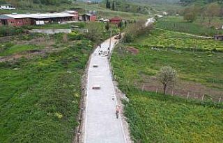 Karamürsel’in köylerine parke yol yapılıyor