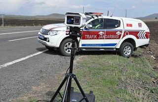Kars’ta yerli ve milli radar sistemiyle hız kontrolü