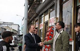 Kaymakam Bayram’dan esnaf ziyareti