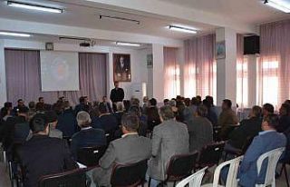 Kaymakam Okumuş, muhtarlarla buluştu