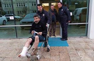 Kendilerine çarpan kamyona ateş edince kendi arkadaşı...
