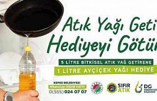 Kepez’den bitkisel atık yağ toplama kampanyası