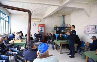 Kırsal orman mahallelerinde yangın bilgilendirmesi