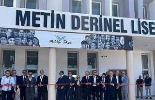 KKTC’de Yonpaş Metin Derinel Lisesi törenle açıldı