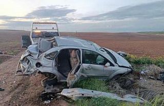 Kontrolden çıkan otomobil tarlaya uçtu: 5 yaralı