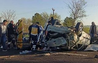 Kontrolünü kaybeden otomobil takla attı: 1’i...