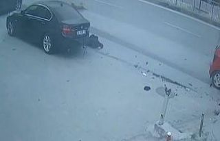 Köpeğe çarpmamak için manevra yaptı, işe gitmek...