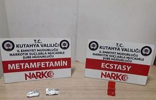 Kütahya’da durdurulan araçta uyuşturucu ele geçirildi