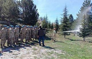 Kütahya’da Komando Bölüğüne "Bitki Örtüsü...