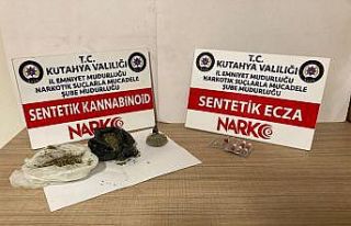 Kütahya’da uyuşturucu operasyonlarında 2 gözaltı