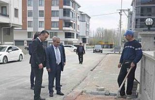 Kütahya’nın Dumlupınar Mahallesi’nde kaldırım...