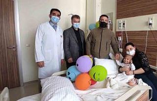 Lösemi hastası 3 yaşındaki Asel’den güzel haber