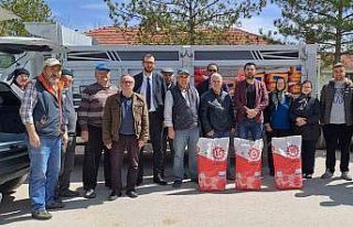 Mahmudiye çiftçisine ayçiçeği tohumu desteği