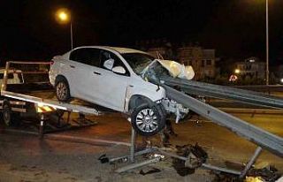 Manavgat’ta alkollü sürücünün kullandığı...