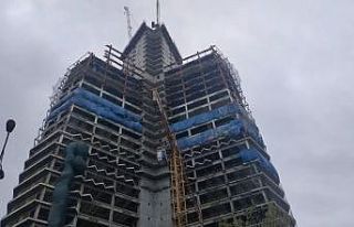 Maslak’ta gökdelen inşaatında işçinin feci...