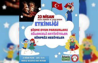 Menteşe Belediyesi’nden 23 Nisan’da çocuklara...