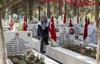 Mersin’de bayram öncesi mezarlık ve ibadethaneler...