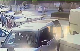 Motosiklet sürücüsünün hastanelik olduğu kaza...