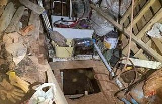 Nallıhan’da tarihi kilisede kaçak kazı yapan...