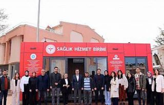 NEÜ öğrencilerinin tasarladığı sağlık kabini...