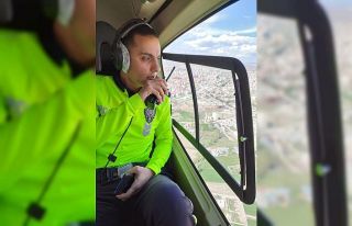Niğde’de helikopterli trafik denetimi yapıldı