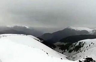 Nisanda kar sürprizinin yaşandığı Ardahan’da...