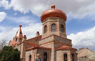 Oltu Rus Kilisesi’nde restorasyon çalışmaları...