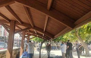 Ölüm cami avlusunda yakaladı