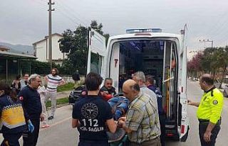 Otomobil ile motosiklet çarpıştı: 1 yaralı