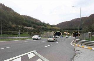 Otoyolun Bolu geçişinde ulaşım rahat sağlanıyor