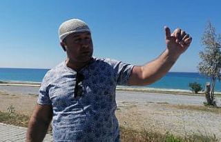 Park halindeki otomobilin sürücüsü dehşeti yaşadı