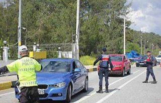 Ramazan bayramı öncesi Marmaris’te yol kontrolleri...