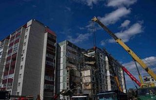 Rusya’nın Ukrayna’da binaları vurduğu saldırılarda...