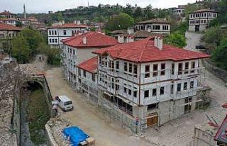 Safranbolu’da han arkasında çalışmalar hızlandı