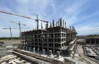 Sakarya Şehir Hastanesi yükseliyor: Projede fiziki...