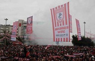 Samsunspor’dan coşkulu şampiyonluk kutlaması