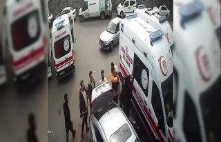 Sanayi sitesinde levyeli saldırı kamerada