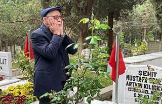 Şehit babasının en hüzünlü ziyareti: "İçim...