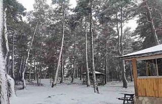 Sivas’ta Nisan ayının sonunda yağan kar hayrete...