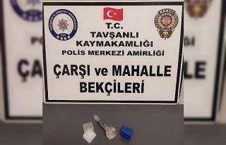 Tavşanlı’da altın kutusu içerisinde uyuşturucu