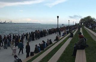 TCG Anadolu gemisinde bayram yoğunluğu