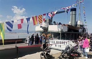 TCG Nusret mayın gemisi Bandırma’da