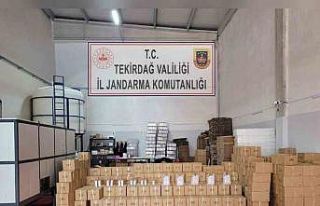 Tekirdağ’da 7 buçuk ton etil alkol ele geçirildi