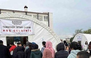 Tekkeköy’den iftar dayanışması