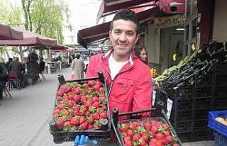 ’Tezgâhın gelini’ adını verdiği çileği...