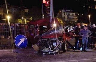 Trabzon’da trafik kazası: 1 ölü, 1 yaralı