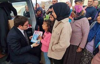 Tunceli’de vatandaşlardan, depremzede çocuklar...